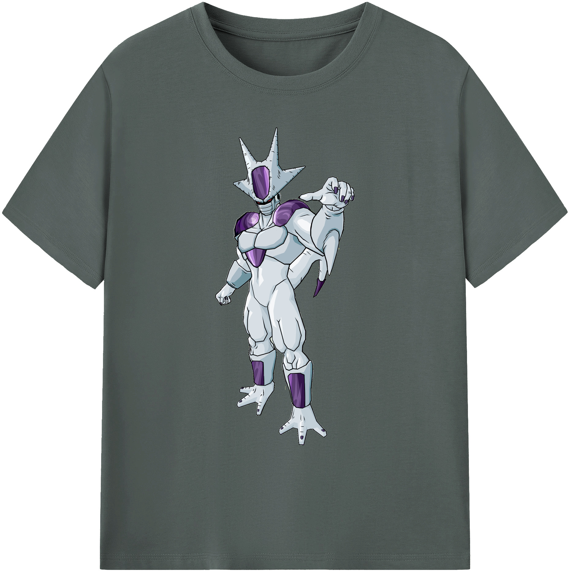 （画像用） ドラゴンボール クウラ DRAGON BALL Cooler Coora 綿100％ メンズ半袖Tシャツ｜肌触りやわらか＆通気性